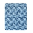 thumbnail image 3 of (2 pack) Mainstays Plush Throw Blanket, 50" x 60", Blue Tie Dye, 3 of 6