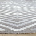 thumbnail image 3 of SAFAVIEH Kilim Rachyl Geometric Diamonds Wool Area Rug, Grey, 8' x 10', 3 of 6