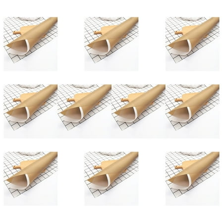 

10Pcs Baking Mat High Temperature Resistant Sheet Pastry Baking Oilpaper Heat-Resistant Pad Non-Stick for Outdoor BBQ