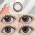 thumbnail image 1 of Mill Creek-lentes de contacto de colores para ojos, lentes cosméticas de colores anuales, miopía, estudiantes naturales, uso anual, 2 unids/lote por par, 1 of 2