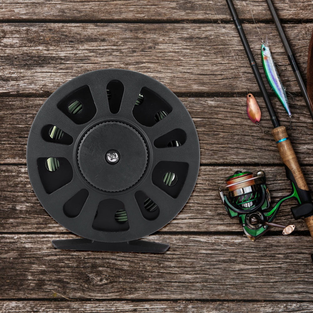 Moulinet Pêche à La Mouche FGXY GLA 5/6 – ABS/métal, Prêt à Pêcher Avec Ligne WF-5F Et Backing, 79 Mm