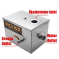 thumbnail image 4 of Commercial Stainless Steel Grease Trap Interceptor Restaurant Kitchen Wastewater, 4 of 11