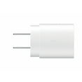 thumbnail image 3 of Original Samsung Galaxy S23 Super Fast Charger USB Type C Kit, True Digital Super Fast Charging! Type-C Wall Charger and USB-C to USB C Cable - White, 3 of 3