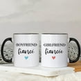 thumbnail image 2 of Boyfriend and Girlfriend Coffee Mug Gift Set,Fiance and Fiancee Couple Mug,Engagement Gifts for Couples Newly Engaged Him Her His Hers Mr Mrs Bride Groom Bridal Shower, Valentine's Day Gifts 11 OZ, 2 of 6