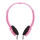 thumbnail image 1 of Casque stéréo filaire pliable pour enfants avec microphone, pour smartphone et tablette, rose, 1 of 4