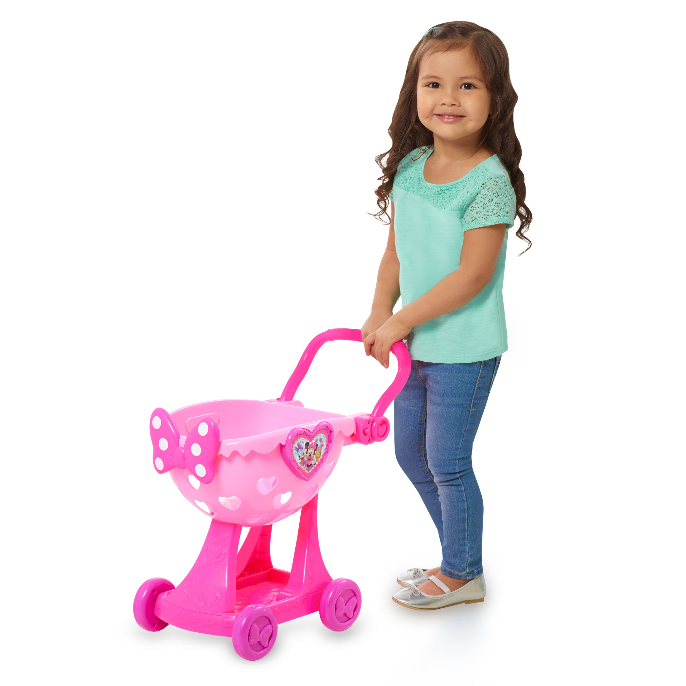 Disney Junior Minnie Mouse Bowtique Shopping Cart, Dress Up and Pretend Play, Kids Toys for Ages 3 up - image 3 of 9