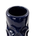 thumbnail image 6 of DecMode 3"W, 12"H Dark Blue Ceramic Vase with Varying Patterns, Set of 3, 6 of 10