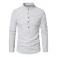 thumbnail image 1 of Camisa Slim Fit Rayas Cuello Mao Hombre Casual Casey Kevin, 1 of 6