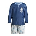 Character Toddler Boy LongSleeve Rashguard Swim Set, Sizes 12M5T
