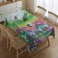 thumbnail image 2 of Colorful Tie Dye Pattern Rectangle Tablecloth 60"x84",Waterproof Polyester Rectangle Table Cloth, Wipeable Spillproof Polyester Tablecloth for Dining, Camping, Indoor and Outdoor, 2 of 5
