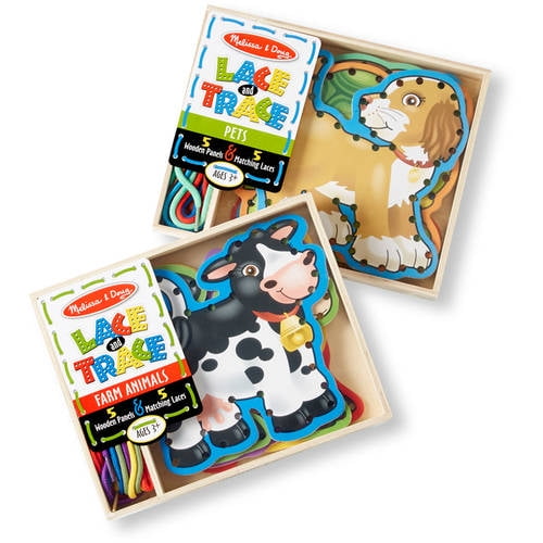 melissa and doug lace and trace farm