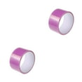 thumbnail image 2 of Wosthever Resplandor en la oscuridad Cinta de bola adhesiva DIY Alivio del estrés Luminoso Descompresión sedosa Artesanía de juguete para el 4.8 CM/púrpura 2piezas, 2 of 6