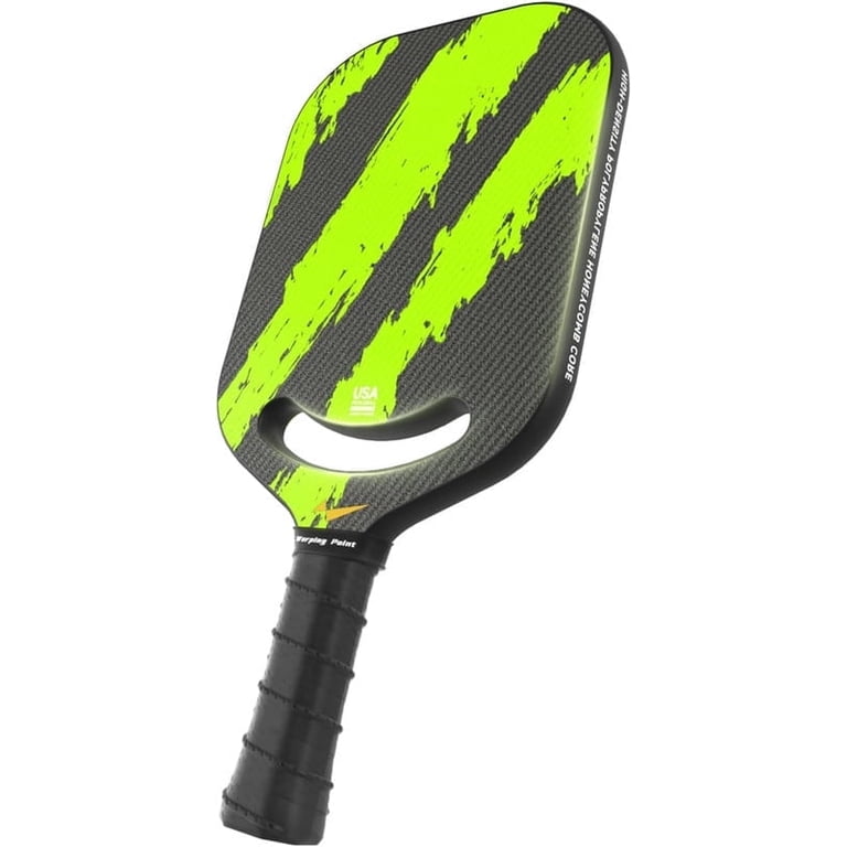 Warping Point Ascent Pickleball Paddle, Carbon Fiber, Textured