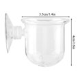 thumbnail image 1 of Red  Feeding Cup,  Glass Aquarium Feeding Cup, Small Acrylic Fish  For Aquarium Pets Animals, 1 of 8