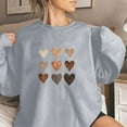thumbnail image 1 of Chandails en Molleton pour Femmes, Col Rond Imprimé Jour de Pâques Manches Longues Sans Capuche, 1 of 3