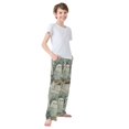 thumbnail image 3 of FORMRS Boys Pajama Pants with Pockets Size 9-10Y Kids Lounge Sleep Bottoms, Ghosts Playing in A Garden, 3 of 8