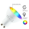 thumbnail image 2 of WiFi Smart Bulb Light LED 5W 90-265V 2800K-6200K+RGB GU10 Luz regulable Teléfono APP Control remoto Eccomum Bombilla LED, 2 of 5
