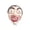 A004- D, variant on Funny Face Squishy Stress Toy with Fast Rebound Material, Single Piece, Beige Exaggerated Expression Design for Office Desk, Sensory Squeeze Toy
