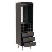 Magara Bar Cabinet Black