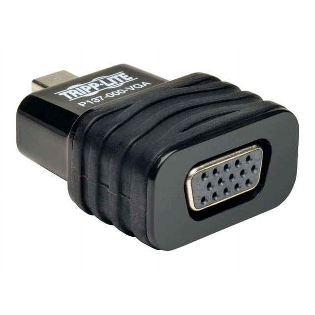 Tripp Lite Mini DisplayPort 1.2 to Active VGA Adapter, Mac/PC, 1920x1200 1080p (M/F) Vidéo Convertisseur pour - Convertisseur Vidéo - DisplayPort - VGA - Noir