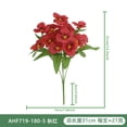 thumbnail image 1 of Artificial Silk Pansy Flowers for Wedding Home Decoration Bouquet 1 Pc, 1 of 1