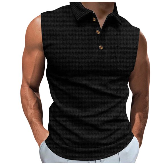 Ketyyh-chn99 Débardeurs pour Hommes Débardeur de Plage pour Hommes et Grands Hommes Débardeurs pour Hommes Sans Manches Hauts d'Été Vêtements de Plage pour Hommes Noir,2TG
