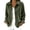 Army Green women button down shirt a1, variant on Women's Button Down Long Sleeve Shirt Collared Soft Basic Casual Blouse for Fall Winter Solid Open Front Dressy Office, Navy S