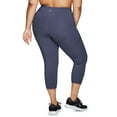 thumbnail image 3 of RBX Active Women's Plus Size Squat Proof Capri Legging With Pockets, 3 of 6