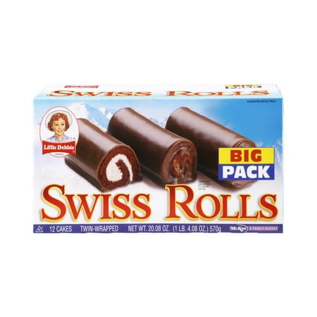 Little Debbie Swiss Rolls - 12 CT - Walmart.com