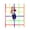 Multicolor, variant on Climbing Cargo Net,Ninja Warrior Obstacle Course for Kids,Rope Net Ladder Monkey Bars for Rock Wall Jungle Gyms Playground Ribbon Training for Indoor and Outdoor Swing Set Tree House