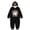 Z-Black41, variant on BOOMNY Halloween Flannel Pajamas Jumpsuit for Men And Women Hallowmas Pumpkin Ghost Graphic Long Sleeve Hooded Pjs Jumpsuit Cozy Warm Loungewear Homewear