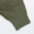 thumbnail image 3 of Gibobby Suéter térmico de manga larga Suéter casual de manga larga con cuello Rojoondo de color sólido para mujer para otoño e invierno (Verde, S), 3 of 5