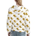 thumbnail image 7 of Cauagu Leopard Print for Women's Hooded Sweatshirts Pullover Hoodie for Women Fall Workout Sweat Long Sleeve Preppy Sweatshirts-X-Large, 7 of 7