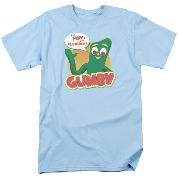 Gumby Fun & Flexible S/S Adult 18/1 T-Shirt Light Blue