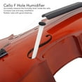 thumbnail image 2 of Cello Humidity Indicator, Glossy Finish Lightweight Cello F Hole Humidifier  For Musical Instrument Maintenance, 2 of 7