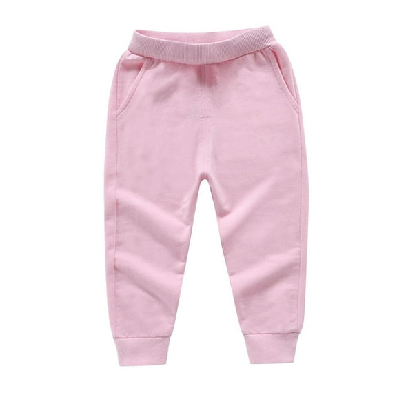 FAIWAD Unisex Toddler Baby Boys Girls Sweatpants Casual Elastic Waist Sport Jogger Kids School Cinch Bottom Pants