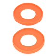 thumbnail image 3 of 2 pulseras de silicona para el hogar, resistentes al agua, simétricas, fijación con ventosa, pulseras de cocina cómodas y flexibles, color naranja, 3 of 14