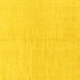 thumbnail image 1 of Ahgly Company Indoor Square Solid Yellow Modern Area Rugs, 7' Square, 1 of 4