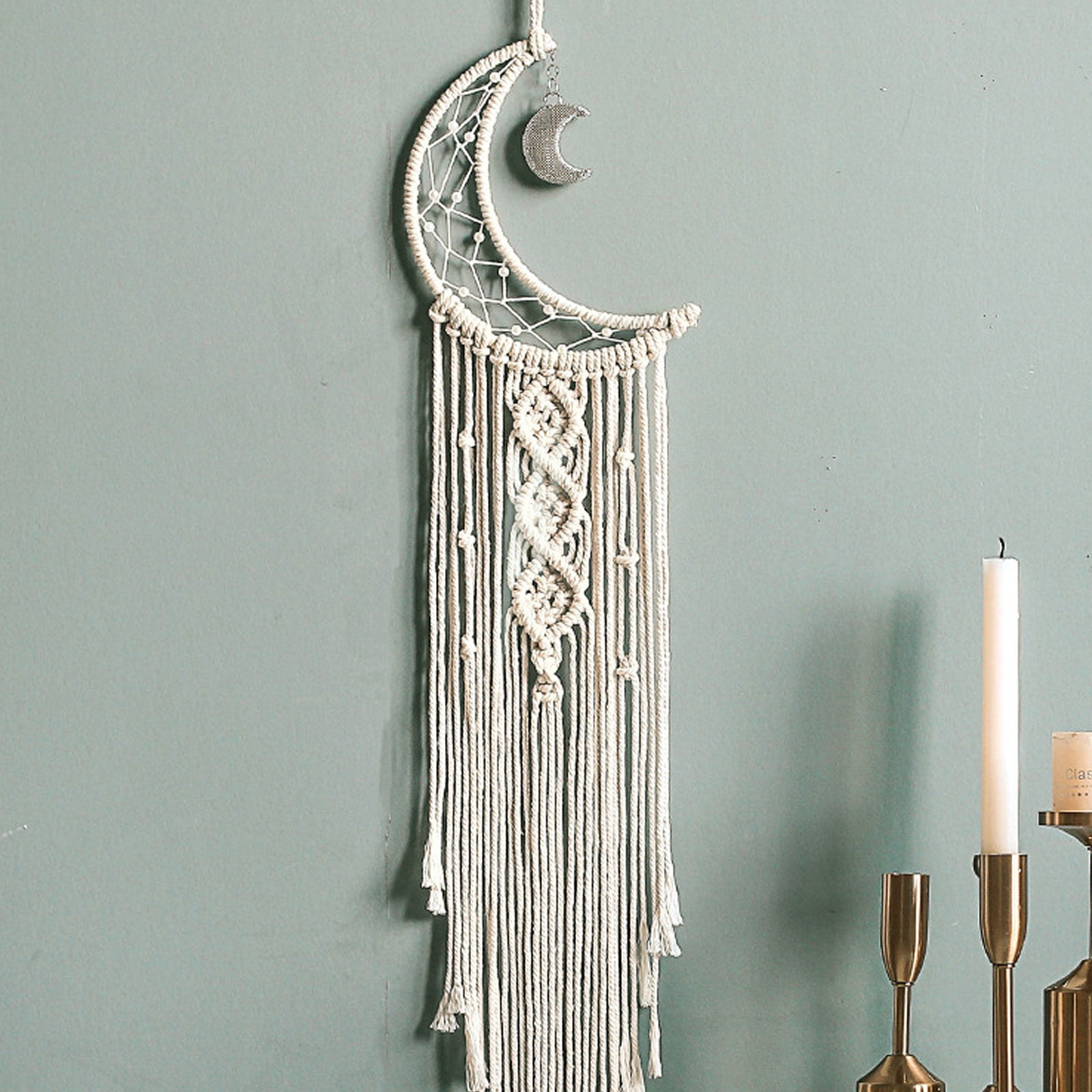 Feature of Small Owl Macrame Wall Decor## *Material:100% high quality  cotton rope *Color:Be…