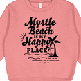 thumbnail image 3 of Inktastic Myrtle Beach is My Happy Place with Palm Trees Toddler Sweatshirt, 3 of 4