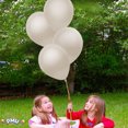 thumbnail image 3 of PMU Balloons 11 Inch PartyTex Premium Pearl Ivory Latex Pkg/100, 3 of 8