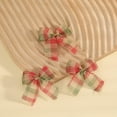 thumbnail image 4 of 10-Piece Assorted Christmas Bow Set - Multi-Style Fabric Bows for Tree Garland & Holiday Decor, Festive Styling Accessories for Party & Home, 4 of 9