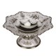 thumbnail image 1 of Exquisita bandeja de frutas plateada de estilo europeo, plato de metal para pasteles y aperitivos, ideal para decoración de bodas y fiestas KTV (18 cm de diámetro)., 1 of 7