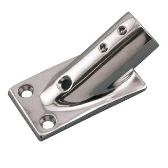 STAINLESS RECTANGULAR BASE 7/8" 30°, BOAT HARDWARE, BIMINI HARDWARE (S3651-0300)