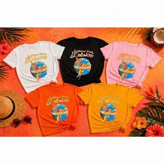 K- Karol Viajando El Mundo Tropitour 2026 Shirt, Latina Music Dancer La Bichota Short Sleeve tee Music Shirt
