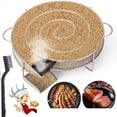 thumbnail image 1 of Cold Smoke Generator Cold Smoke Generator Cold Smoking Bbq Round Stainless Steel For Grill & Smoker, Salmon Cold Smoker With Brush & Hook, 1 of 5
