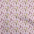 thumbnail image 1 of oneOone Velvet Light Pink Fabric Cactus Craft Projects Decor Fabric Printed By The Yard 58 Inch Wide, 1 of 5