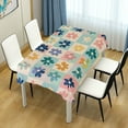 thumbnail image 4 of Yayeee Tablecloths 54" x 54" Rectangle Wrinkle Resistant Party Table Cover, Green Floral, 4 of 8
