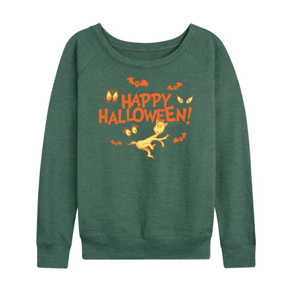Dr. Seuss - Happy Halloween Eyes - Women's Lightweight French Terry Long Sleeve Shirt