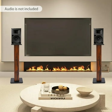 1 Pair Bookshelf Speaker Audio Stands Surround Sound Theater Shelf Speaker Stand